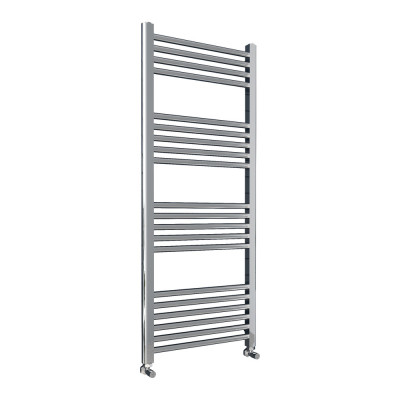 HD22 Heated Towel Rail (Ladder - Flat) - Chrome 1200x500mm