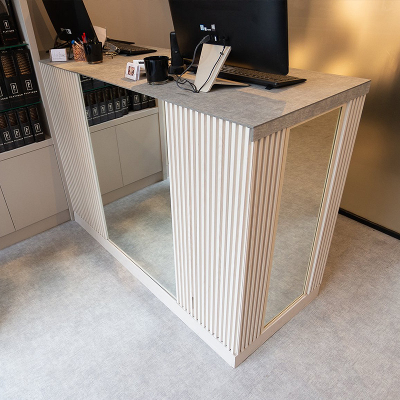 Modern slat wall panels for a stylish and versatile display solution.