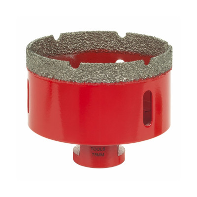 Tile Diamond Dry Cutting Drill Bit M14 75mm