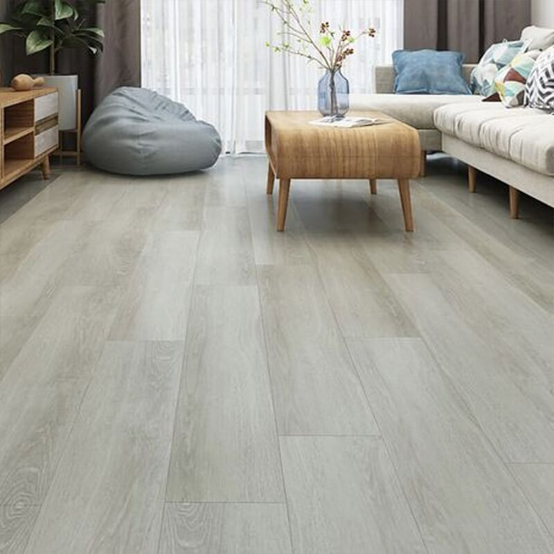 Close-up of textured SPC vinyl flooring