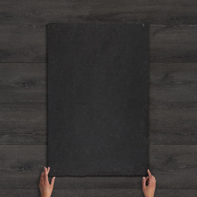 Black Limestone Paving Hand-Cut Natural 60x90x~3cm
