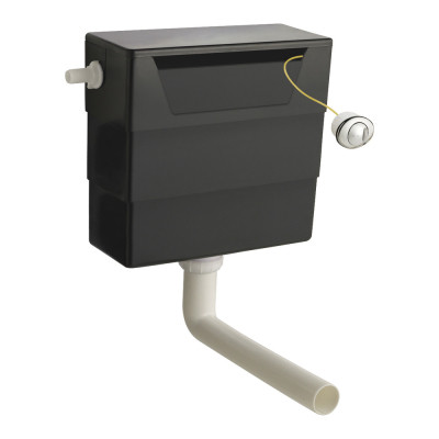 Fitzroy Concealed Cistern (Push Button Dual Flush) - White