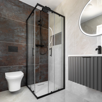 Milkyway Anthracite Grange Travertine-Effect Matt Tile 120x60cm