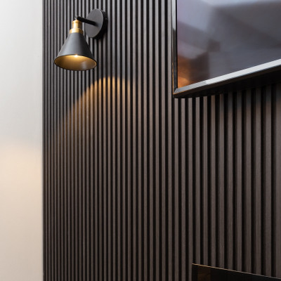 24mm Slat Wall Panel Anthracite 290x16.8cm