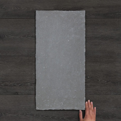 Kota Grey Limestone Paving Hand-Cut, Calibrated 60x30x2.2cm