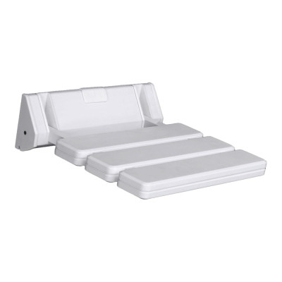 Shower Seat (Slatted) - White