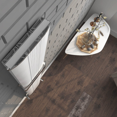 Jupiter Heated Towel Rail (Vertical Designer) - White 1800x280mm