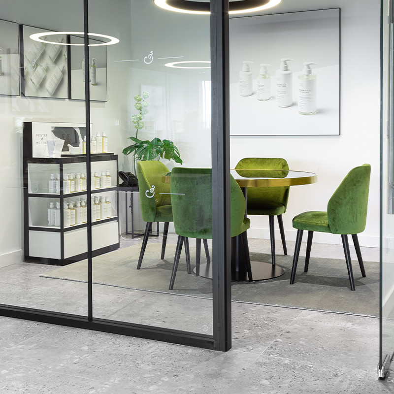 Monochrome Beauty: Tile Merchant's Tiles Shine at Pestle & Mortar HQ