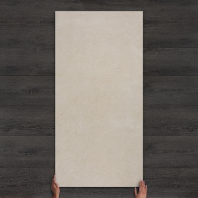 Lux Crema Beige Marble-Effect Matt Porcelain Tile 160x80cm